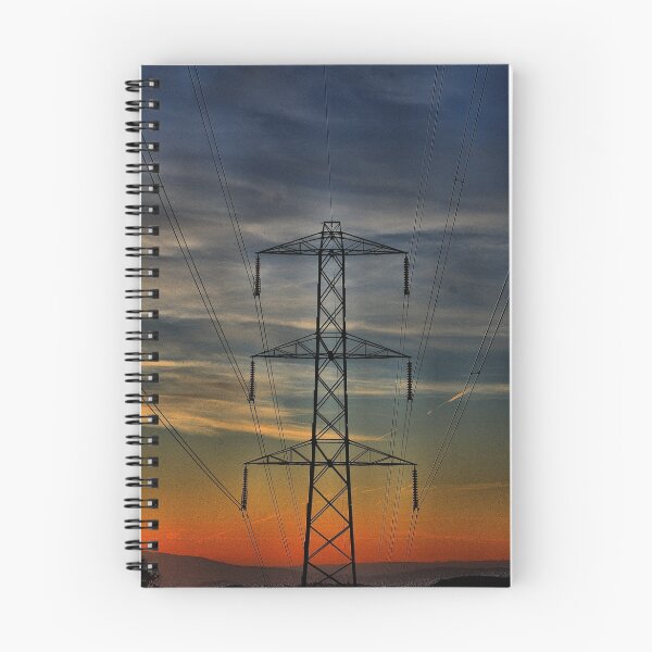 Item preview, baglan pylon at sunset designed and sold by zacco.