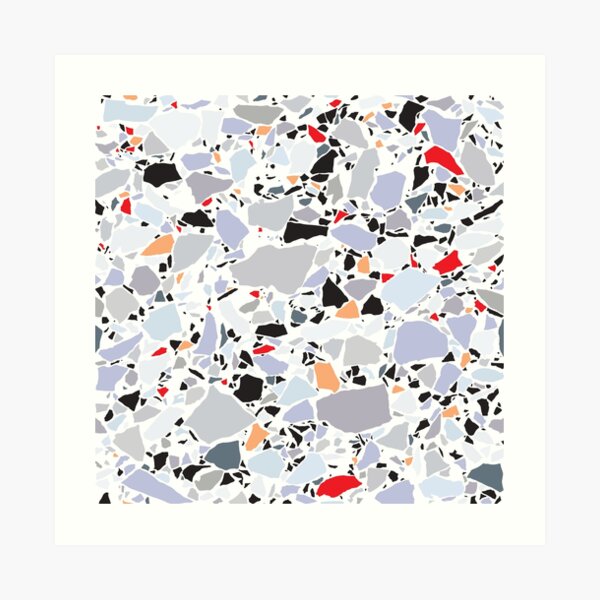 Terrazzo Pattern VII. Art Print