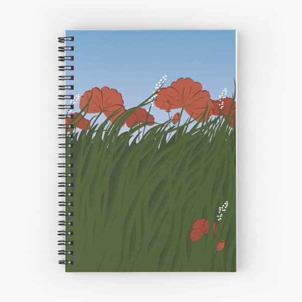 Item preview, Summer flowers on a field designed and sold by oksancia.