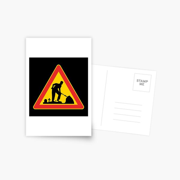 The Gravedigger Postcard