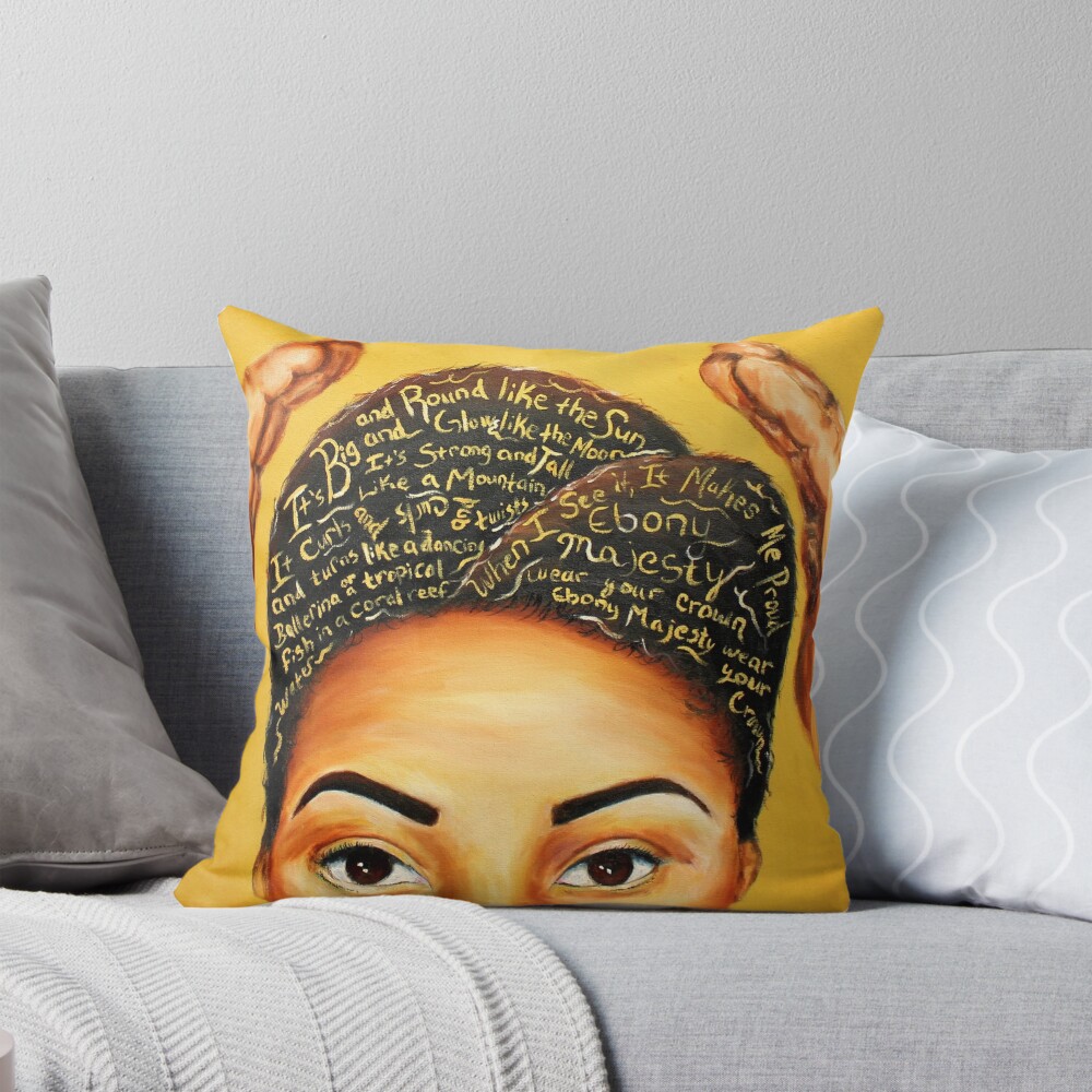 Item preview, Throw Pillow designed and sold by AngieRedmondArt.