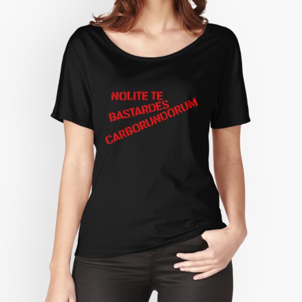 Item preview, Nolite Te Bastardes Carborundorum - Red designed and sold by SerpentSkyArts.