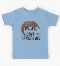 Gefährdeter Pangolin - Speichern Sie die Pangolins Kinder T-Shirt