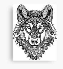 Lienzo Lobo mandala