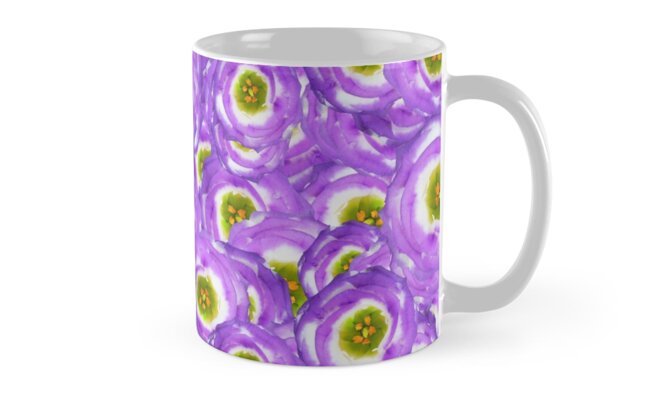 "Lila Eidechse Blumenmuster" Tassen von CarlosCapelao | Redbubble