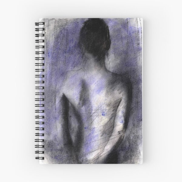 Item preview, rear view nude in blue designed and sold by cliffwarner.