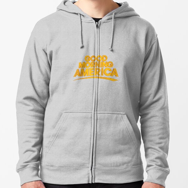 good morning america Zipped Hoodie