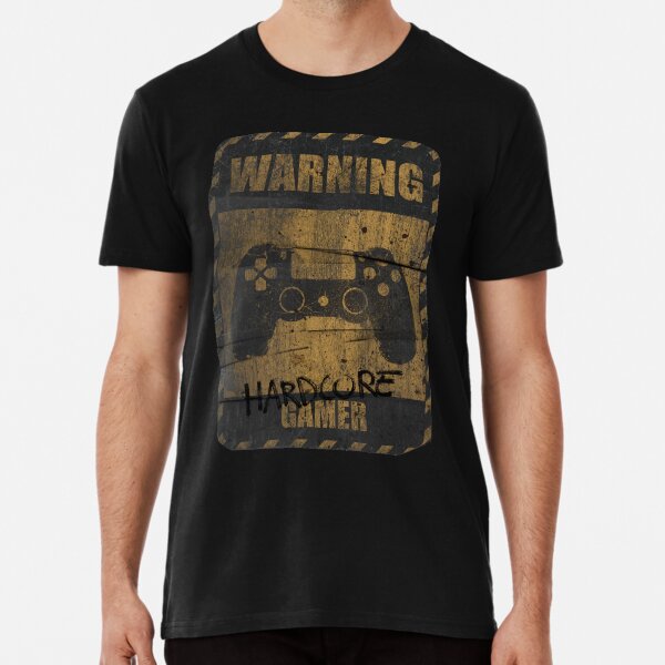 Item preview, Warning Hardcore Gamer designed and sold by Snoreyn.