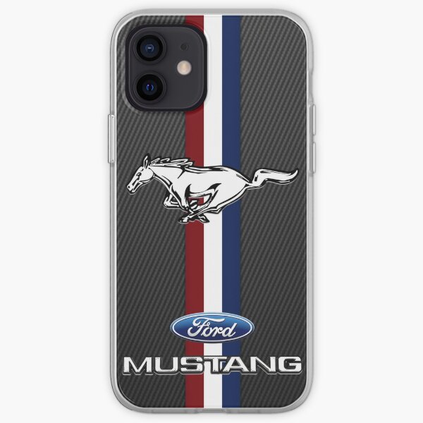 Ford Muscle Mustang Carbon iPhone Soft Case