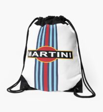 Martini Stripe Racing Drawstring Bag
