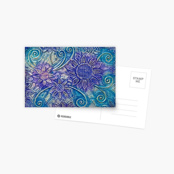 Metal Petals - Card Postcard
