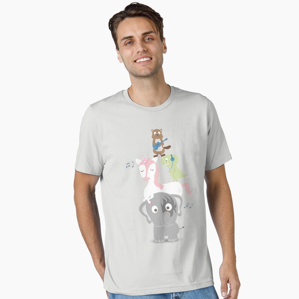 Vista previa del artículo con la obra «Camiseta esencial», diseñado y vendido por creotumundo.