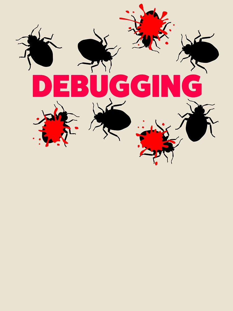 Thumbnail 4 of 4, Relaxed T-Shirt, Debugging designed and sold by KeepOnCoding.