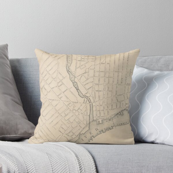 Item preview, Vintage Map of Bangor ME (1871) designed and sold by BravuraMedia.