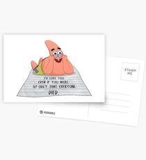 Patrick Star. True love Postcards
