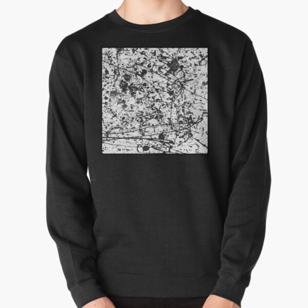 Mijumi Pollock Black and White Pullover Sweatshirt