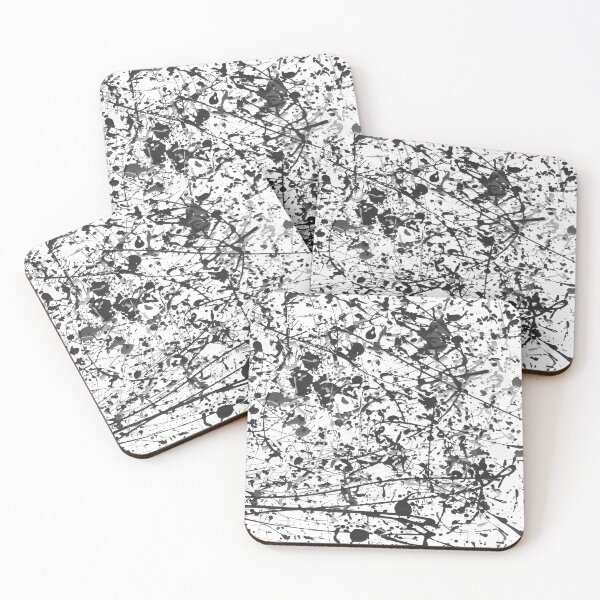 Item preview, Mijumi Pollock Black and White designed and sold by mijumi.