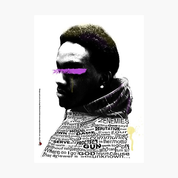 2 Enemies Photographic Print