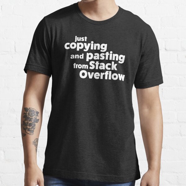 "Stack Overflow" T-shirt for Sale by KeepOnCoding | Redbubble | coders ...