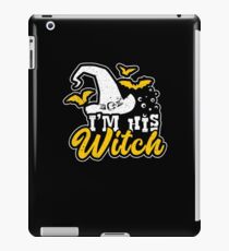 I'm His Witch Halloween Costume Party Relationship iPad Case/Skin