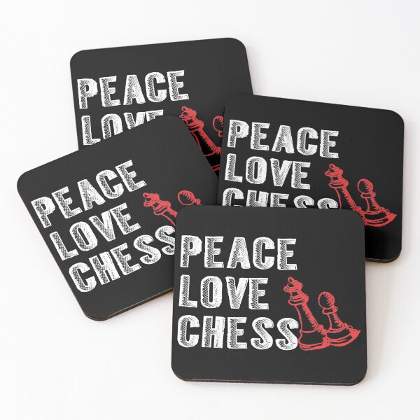 Item preview, Peace, Love, Chess designed and sold by SmartStyle.