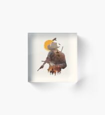 When the time comes, you gotta run and don’t look back. Acrylic Block