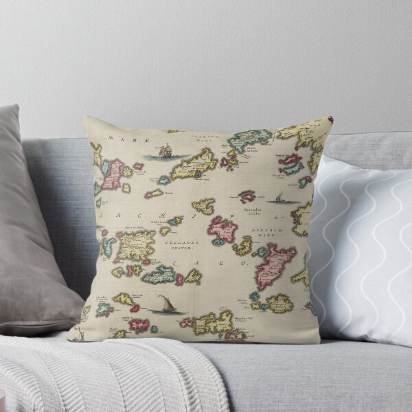Item preview, Vintage Aegean Sea Islands Map (1665) designed and sold by BravuraMedia.