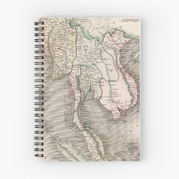Item preview, Vintage Map of The Burmese Empire (1832) designed and sold by BravuraMedia.