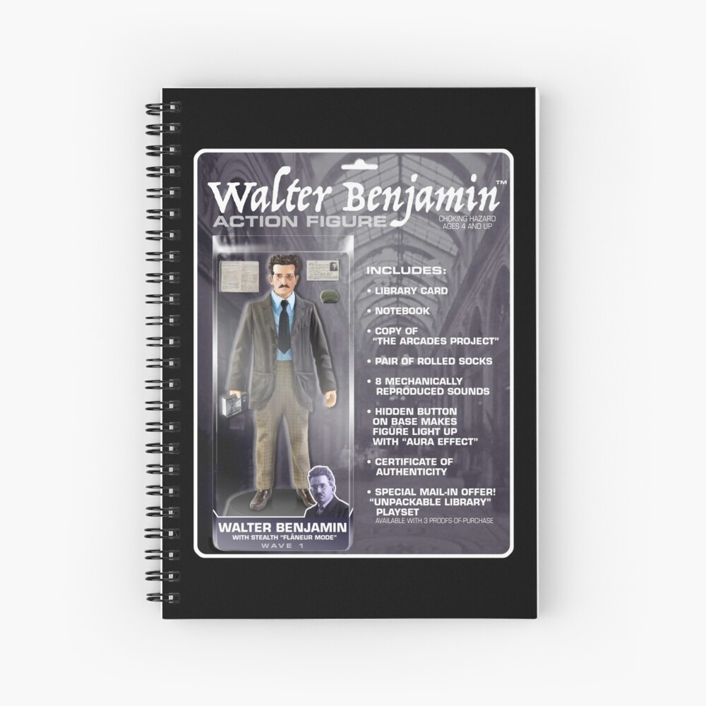 Walter Benjamin Action Figure Art Print By Giantsofthought