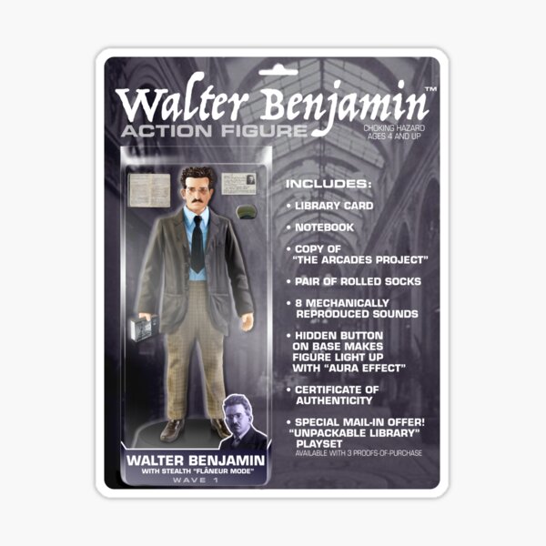 Walter benjamin action figure new arrivals