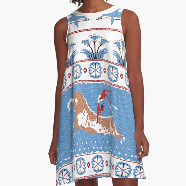 Ancient Knits - Minoan A-Line Dress