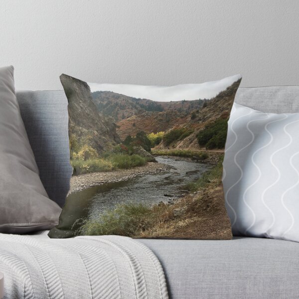 Waterton Canyon Throw Pillow