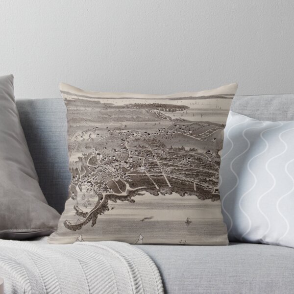 Item preview, Vintage Map of Pigeon Cove Rockport MA (1886) designed and sold by BravuraMedia.