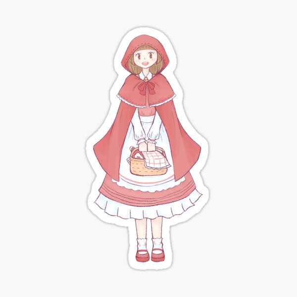 Pumpkin Fairytale: Little Red Riding Hood Sticker
