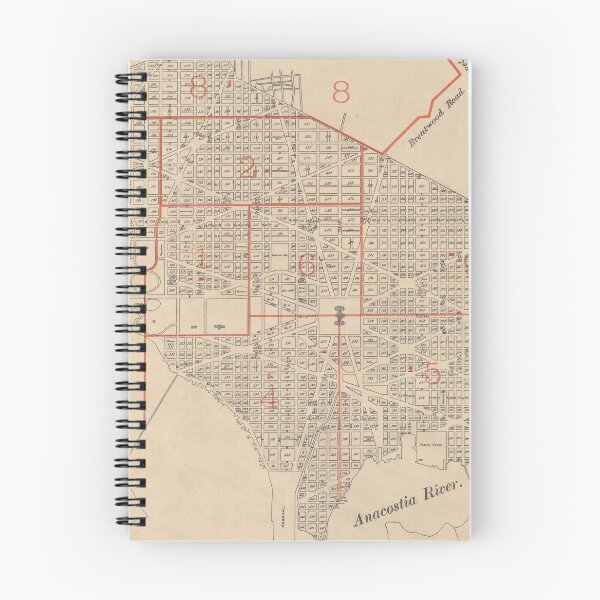 Item preview, Vintage Map of Washington DC (1894) designed and sold by BravuraMedia.