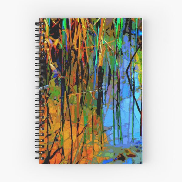 Item preview, Reeds and water reflections designed and sold by Rob Watson.