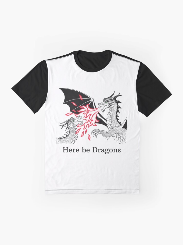Alternate view of Dragons Fight Graphic T-Shirt