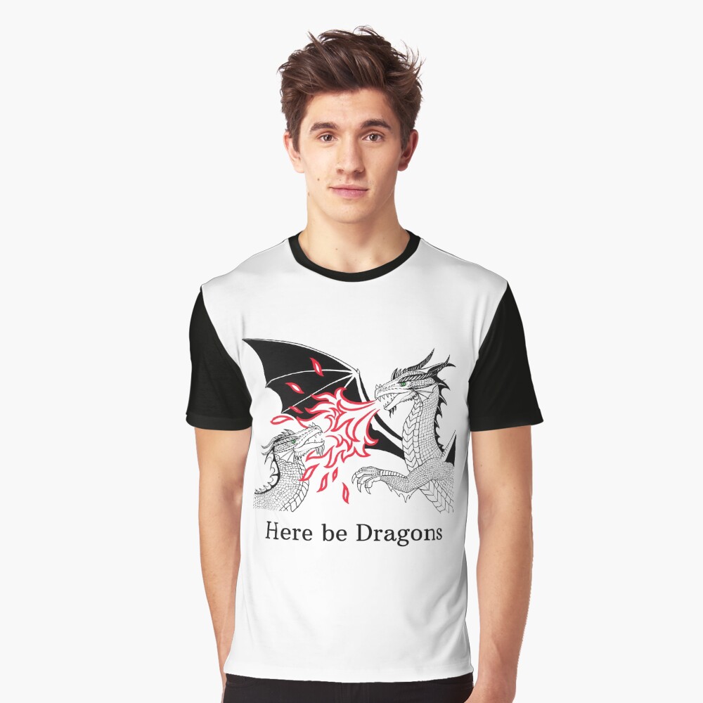 Dragons Fight Graphic T-Shirt