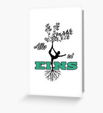 Yoga meditation Greeting Card