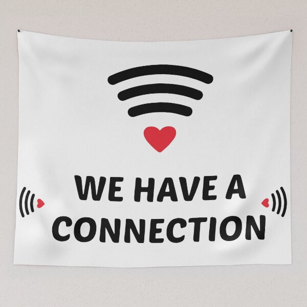 Item preview, wifi heart we have a connection funny Fashion Slogan designed and sold by KARTICK DUTTA.