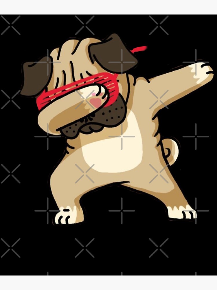 Dabbing Pug Dog Premium T-Shirt - Dab Dance Puppy Dabbing Pug Dog Premium T-Shirt - Dab Dance Puppy