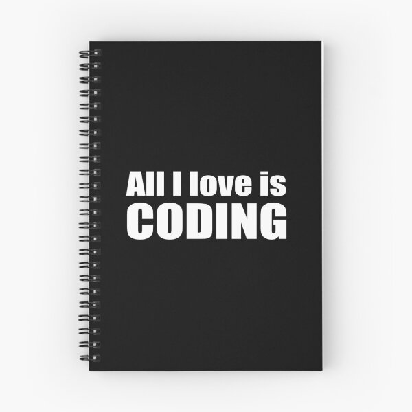 Item preview, All I love is CODING designed and sold by KeepOnCoding.