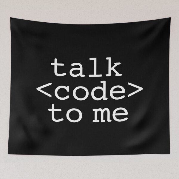 Item preview, Talk CODE to me designed and sold by KeepOnCoding.