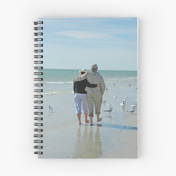 Item preview, Longtime Lovers Walk on the Beach designed and sold by pjwuebker.