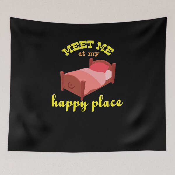 Item preview, Happy Place Bed - Love Sleeping Napping designed and sold by PrintPress.