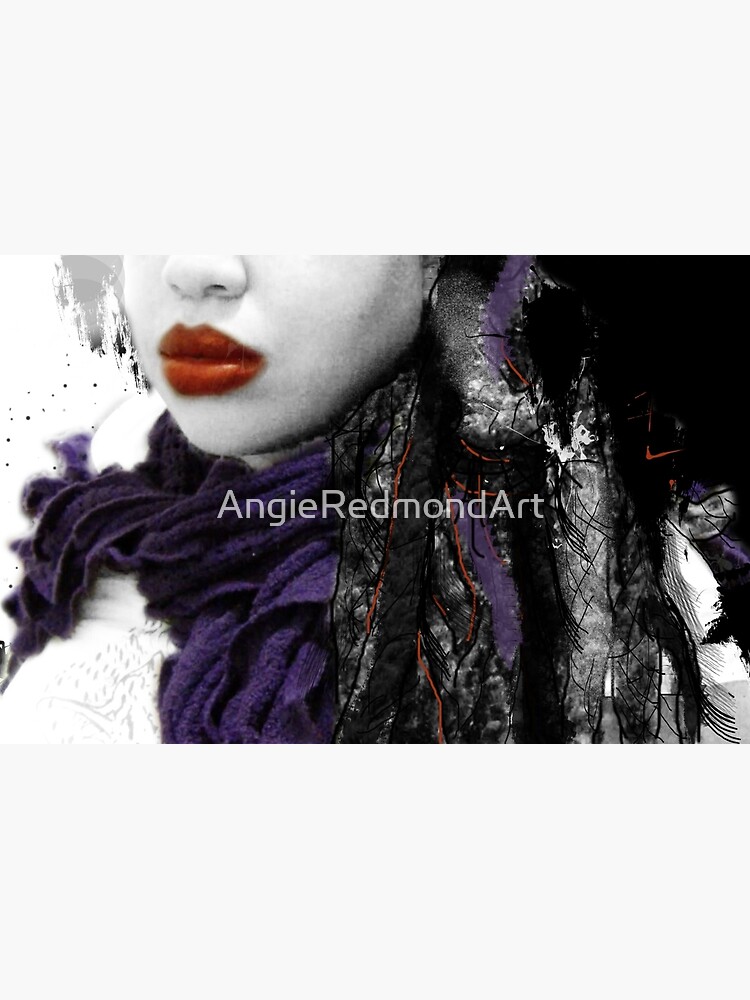 Thumbnail 2 of 2, Laptop Skin, My Favorite Scarf  designed and sold by AngieRedmondArt.