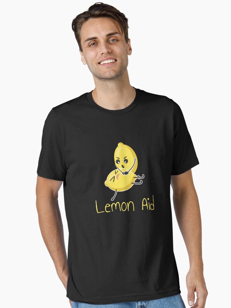 Thumbnail 1 of 7, Essential T-Shirt, Funny LemonAid - Lemon First Aid Pun Joke designed and sold by PrintPress.