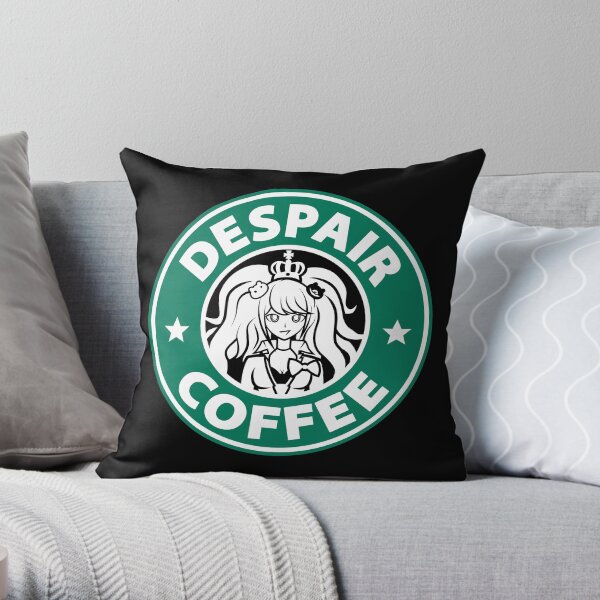Despair Coffee / Danganronpa Throw Pillow