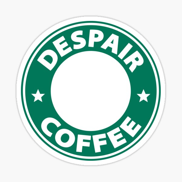Café Desesperado / Danganronpa Pegatina