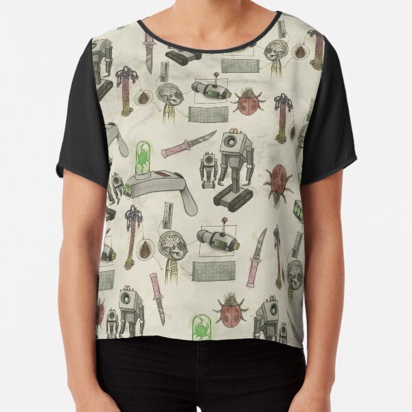 Rick and Morty - Vintage Gadgets #1 Chiffon Top